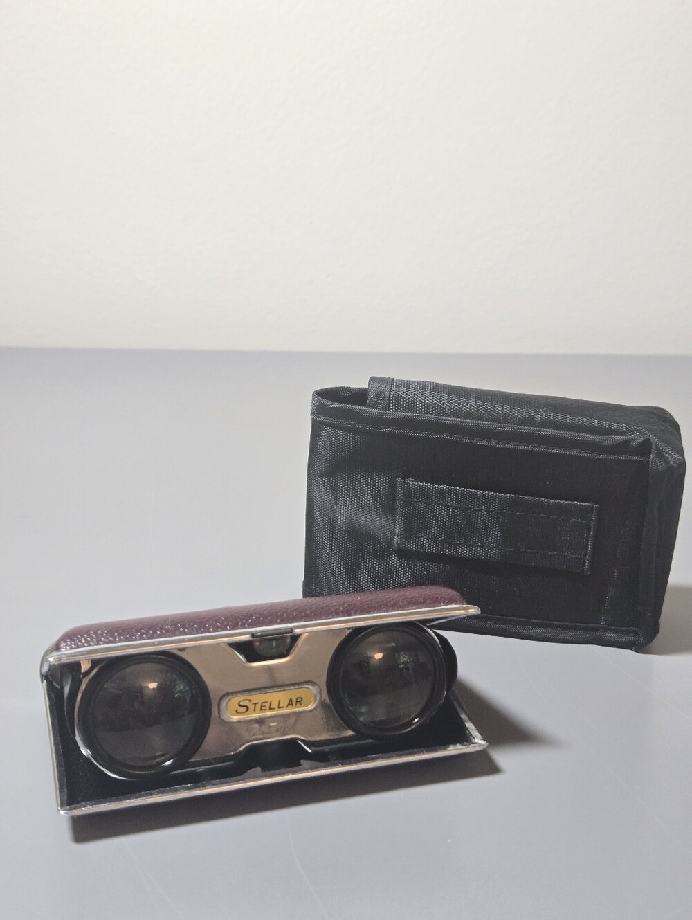 Vintage Stellar Opera Glasses & Case 2.5 Magnifying Binoculars Symphony Concert - Picture 2 of 10